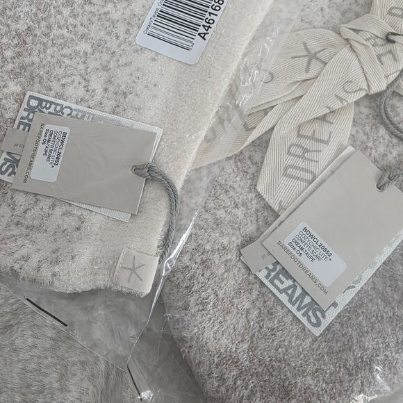 Barefoot Dreams CozyChic Lite Confetti Scarf & Beanie Set Cream Taupe NWT - Picture 8 of 9